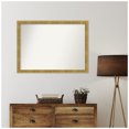 thumbnail image 7 of Amanti Art Custom Framed Wall and Bathroom Mirror (30.25 x 41.25 in.), Angled Gold Frame, 7 of 7