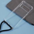 thumbnail image 2 of For Google Pixel 8 Pro Case Reinforced Corner Tpu Clear Phone Cover With Lanyard, 2 of 5