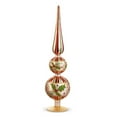 thumbnail image 4 of RAZ Imports 16.5" Holly Leaf Glass Finial Traditional Christmas Decoration, 4 of 4