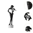 thumbnail image 6 of yotijay 20cm Violin Performance Musician Statue Resin Sculpture Desk Collection Tabletop Black, 6 of 9