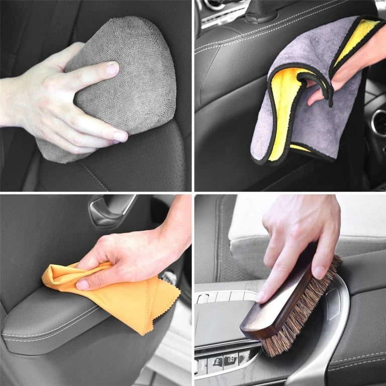 Car Interior Cleaning Kit Glass Leather Balm Fabric Cleaner Pure Definition