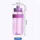 thumbnail image 3 of Botella de agua respetuosa del medio del deporte de la aptitud para los estudiantes que acampan que suben Púrpura Sunnimix Botella de deportes de fitness, 3 of 8