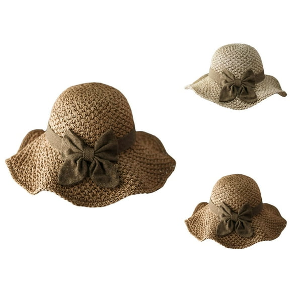 Crochet Bucket Hat Women - Y2K Boho Summer Hat Packable Wide Brim Women's Breathable Sun Shade Elegant Wide Brimmed Fisherman Hat