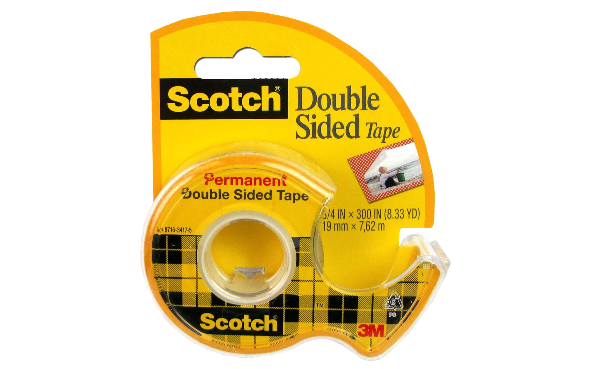 Scotch DoubleSided Tape Permanent 3/4x300" Walmart Canada