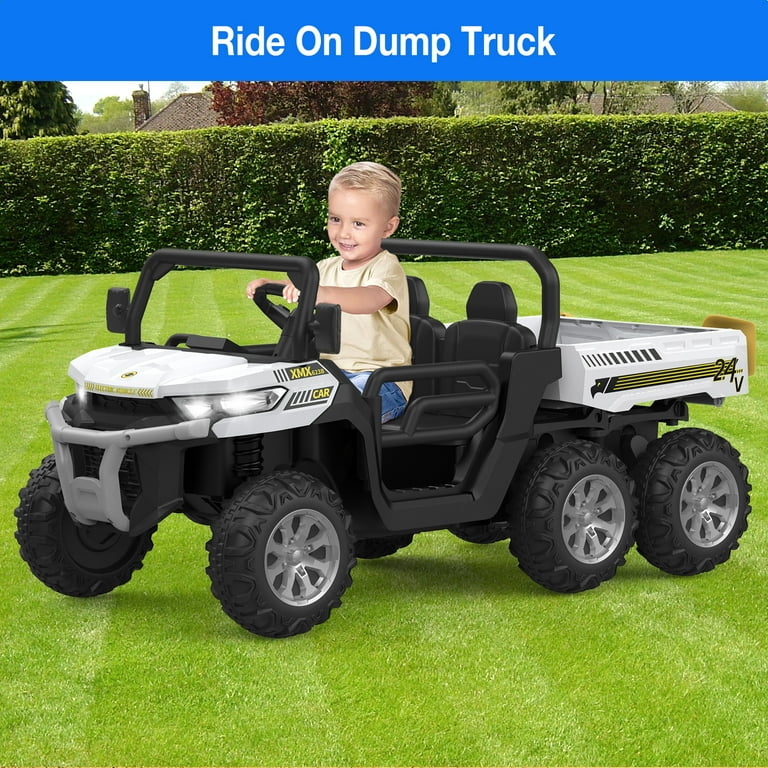 cii14No.MC50、VX2508、T24J03、YU06 Danolapsi 24V Kids 2-Seater 6X6 Ride On Dump Truck, Electric