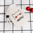 thumbnail image 3 of Bangcool Glass Water Cup Cartoon Coffee Mug Tea Cup Tea Mug with Lid & Short Strap, 3 of 10