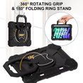thumbnail image 4 of Case For iPad mini 6 (2021)/mini 7 (2024) Multi-functional With 360 Rotating Stand and Shoulder Strap, 4 of 8