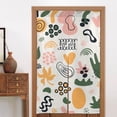 thumbnail image 4 of XMXT Japanese Noren Doorway Room Divider Curtain,Colorful abstract Hand Painting Restaurant Closet Door Entrance Kitchen Curtains, 34 x 56 inches, 4 of 7