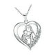 thumbnail image 5 of Collar con colgante para mamá, collar para mamá e hija, regalo para mamá e hijo, collar con corazón para abuela, madre, hija, Día de Acción de Gracias, 5 of 8