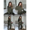 thumbnail image 3 of Ekouaer Lounge Sets for Women 2 Piece Jogger Pajama Long Sleeve Pants Loungewear Sweatsuits Casual Matching Outfits, 3 of 7