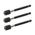 thumbnail image 1 of S SERENABLE 3 Pieces Bit Holder Quick Change Hex Rod Shank Conversion Rod Long Handle Impact 100mm, 1 of 7