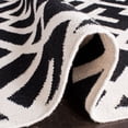 thumbnail image 6 of Safavieh Dhurries Brianna Geometric Area Rug, Black/Ivory, 10' x 14', 6 of 11