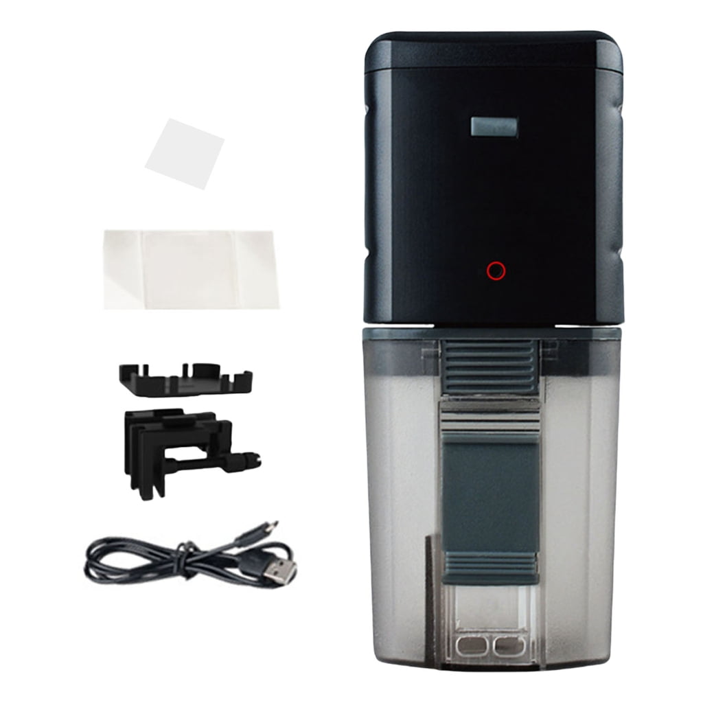 Automatic Aquariums Fish Feeder with Intelligence Memory and Easy Installation