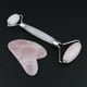 thumbnail image 1 of Rodillo de juego de herramientas Gua Sha Colcomx Rodillo de cristal natural para Rostro Plata, 1 of 5
