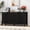 Black, variant on WARAYZ 58" Modern Storage Sideboard Cabinet, 2-Door 2-Shelf Buffet Cabinet for Living Room, Dining Room, Kitchen & Entryway, Walnut