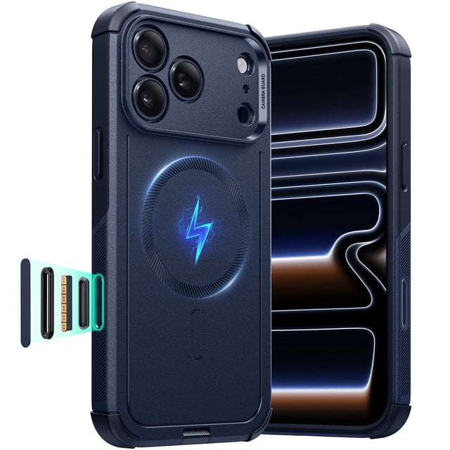 Funda ESR para iPhone 17 Pro con protección contra caídas 7X, azul