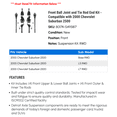 thumbnail image 2 of Front Ball Joint and Tie Rod End Kit - Compatible with 2000 Chevy Suburban 2500, 2 of 2