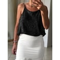 thumbnail image 5 of Liacowi Women's Summer Casual Cami Tops Sleeveless Deep V Neck Sequins Tank Tops for Party, 5 of 9