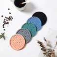 thumbnail image 2 of 10cm Silicone Coaster Round Heat Resistant Rubber Coffee Cup Mat Tea Drink Mug Glass Beverage Holder Pad Decor Table Mat, 2 of 5