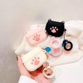 thumbnail image 2 of Funda Airpods Pro, Súper Linda Diversión Creativa Pata De Gato Pies De Gatito Patrón De Palma Funda De Silicona TPU Piel Protectora para Apple Airpods Pro/3 + Cordón De Anillo -pi, 2 of 5