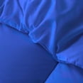 thumbnail image 6 of D.N.G. BEDDINGS 3 Piece Luxury Straight Line Pattern Comforter Set, Premium Super Soft, 800 Thread Count, 100% Egyptian Cotton, King/California King Size Royal Blue Solid Color, 6 of 6