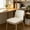 51#Coffee, variant on Flax Linen Horseshoe Chair Cushion Seat Pad With Straps Non Slip Dining Chair Cushion, Ergonomic Comfort Durable Support Design, for Dining Chair Office Chair Kitchen Home Use