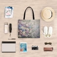thumbnail image 6 of Canvas Tote Bag for Women Girls Design Print Colorful Assortment Of Flowers Tote, 6 of 8