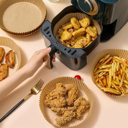 

50x Air Fryer Disposable Paper Liner Mat Non-stick for Baking Roasting Oil-proof