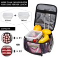 thumbnail image 4 of Anime Nezuko Kamado Lunch Bag Portable Tote Bag Insulated Lunch Box Picnic Beach Office Insulated Bento Bags, 4 of 9