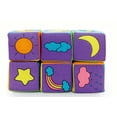 thumbnail image 3 of New Infant Baby Soft Cloth Building Blocks Educational Toys Rattles 6pcs/ Set, 3 of 6