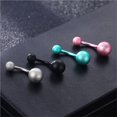 1pc Sexy Smooth Frosted Ball Navel Rings Nail Stainless Steel Belly