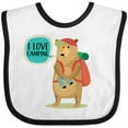thumbnail image 3 of Inktastic I Love Camping Summer Camp Boys or Girls Baby Bib, 3 of 4