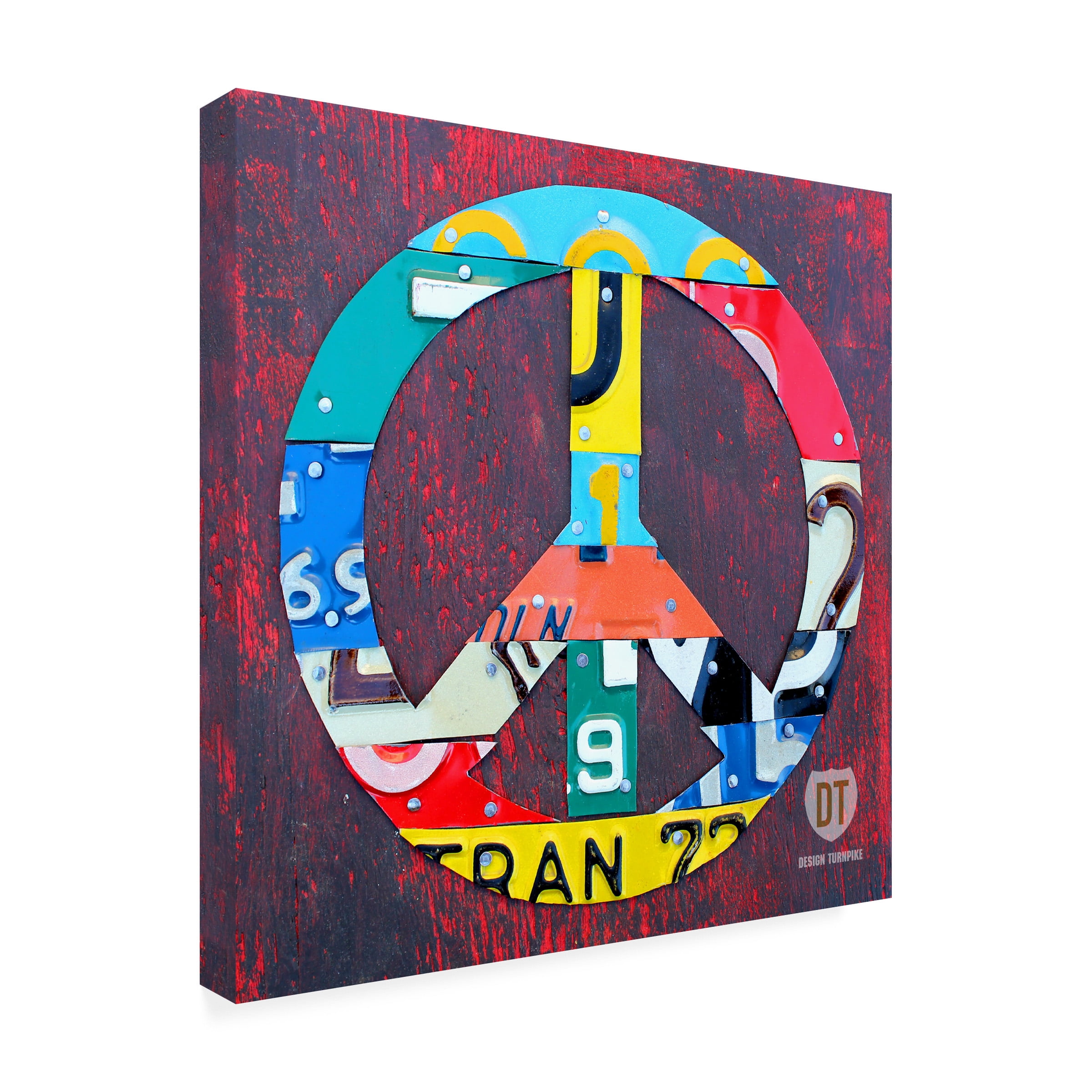 Trademark Fine Art ''Peace'' by Design Turnpike 24" x 24" Canvas Art (ALI1260-C2424GG)