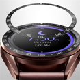 thumbnail image 3 of Anillo de reloj de metal compatible con Samsung Galaxy Watch3 45 mm, protección contra rayones Caja de metal estilo E, 3 of 4