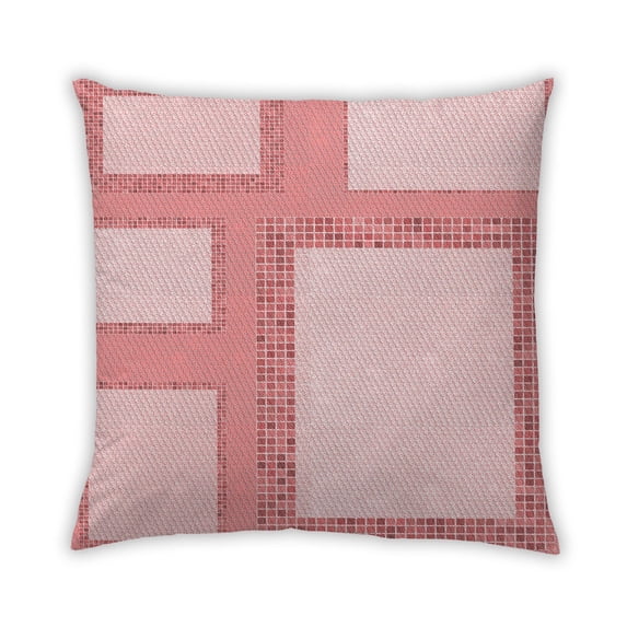 Ahgly Company Outdoor Square Contemporary Throw Pillow, 18 inch by 18 inch