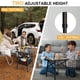 thumbnail image 3 of Mesa plegable de camping Audoyon, de aluminio, ajustable de 36 y 48 cm, 3 of 9