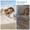 thumbnail image 2 of Rustic Vintage Cooling Blanket, Lightweight Breathable Summer Throw Blanket with Double Sided Cold Effect,Farmhouse Countryside Linen Texture Picnic Beach Blankets Bed Sheet for Hot Sleepers 40"x60", 2 of 8