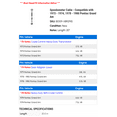 thumbnail image 2 of Speedometer Cable - Compatible with 1973 - 1974, 1978 - 1980 Pontiac Grand Am 1979, 2 of 2