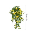 thumbnail image 3 of Daisys Wall Mounted Floral Arrangement Faux Hanging Flower Bouquet For Porch And Courtyard Decoration, 3 of 6
