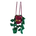 thumbnail image 1 of Clearance! Hand Crocheted Halloween Pendant Unique Polyester Wool Decor for Seasonal Charm Black Hangs,Red, 1 of 8