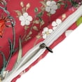 thumbnail image 4 of HAHDAXIA Floral Print Bedding Solid Comforter Set for All Seasons,3 Pieces(1 Comforter+2 Pillowcases),Soft Microfiber Bedding Set Full(79"x90"), 4 of 7
