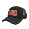 thumbnail image 1 of Parche de piel sintética para gorra de béisbol, diseño de letras DAD, 1 of 2