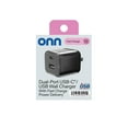 thumbnail image 7 of onn 32W Dual-Port USB-C & USB-A Wall Charger, Fast Charging, USB-IF Certified, Foldable Plug, Black – Compatible with iPhone, iPad, AirPods, Samsung Galaxy, Note, Pixel & More, 7 of 7