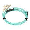 thumbnail image 2 of MPO To 8LC Fiber Patch Cable, MPO To 8LC Low Optical Loss 3.3yd Multimode Fiber Cable Stable  for Switch, 2 of 8