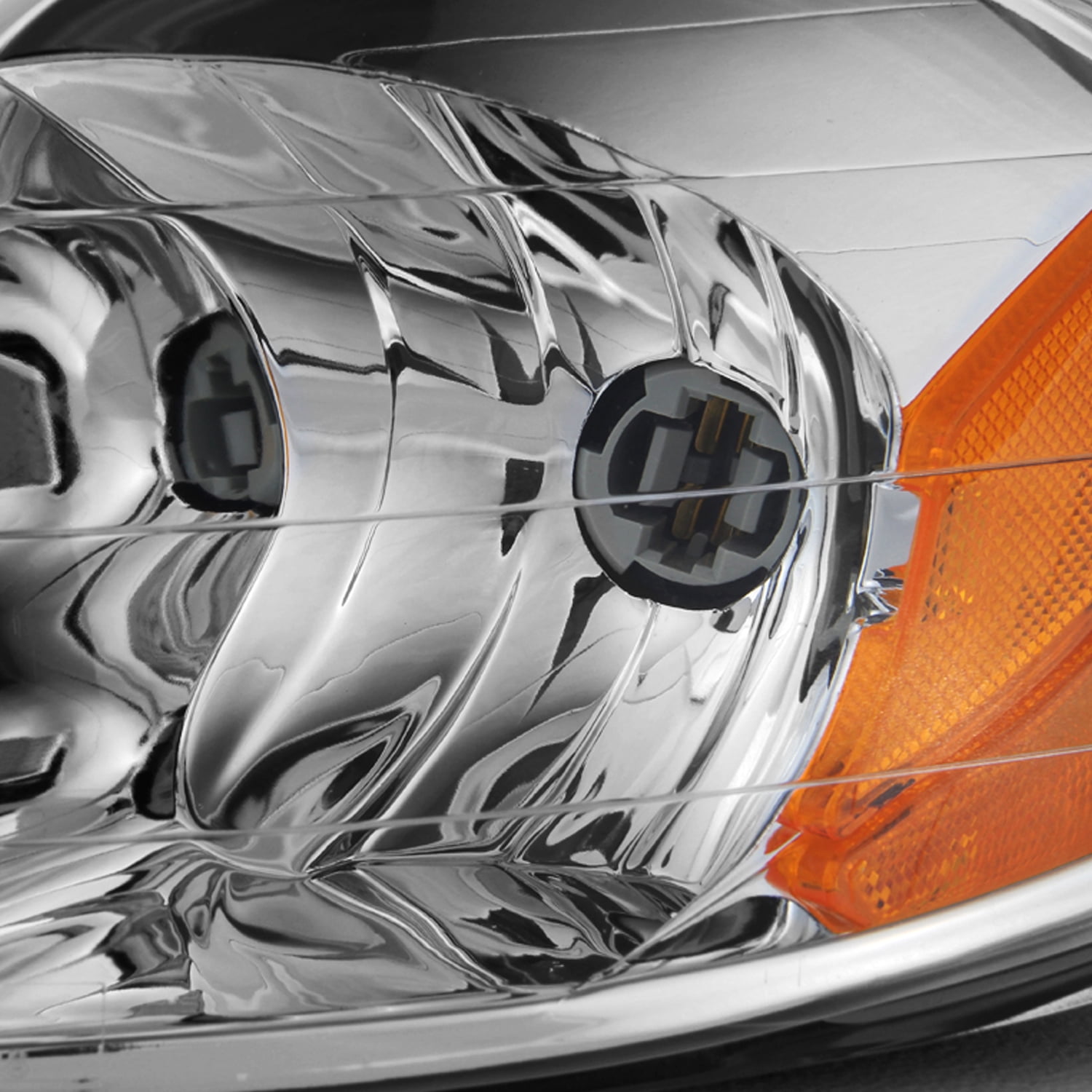 AKKON - For Ford Contour OE Replacement Chrome Bezel Headlights Driver/Passenger Head Lamps Pair New