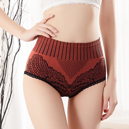 

Fashion Comfortable Sexy Seamless Slim High-Waist Hip-Lifting Waist-Shaping Briefs Underpants Panties