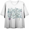 thumbnail image 4 of Home Grown Babe Crew Neck Short Sleeve Women's White Crop T-shirt-Medium, 4 of 7