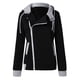 thumbnail image 1 of Pntutb, sudaderas con capucha de manga larga para mujer, chaquetas con capucha ajustadas informales, sudadera con cremallera, botones, tops con cordón y bolsillos Pntutb Pntutb-18, 1 of 5