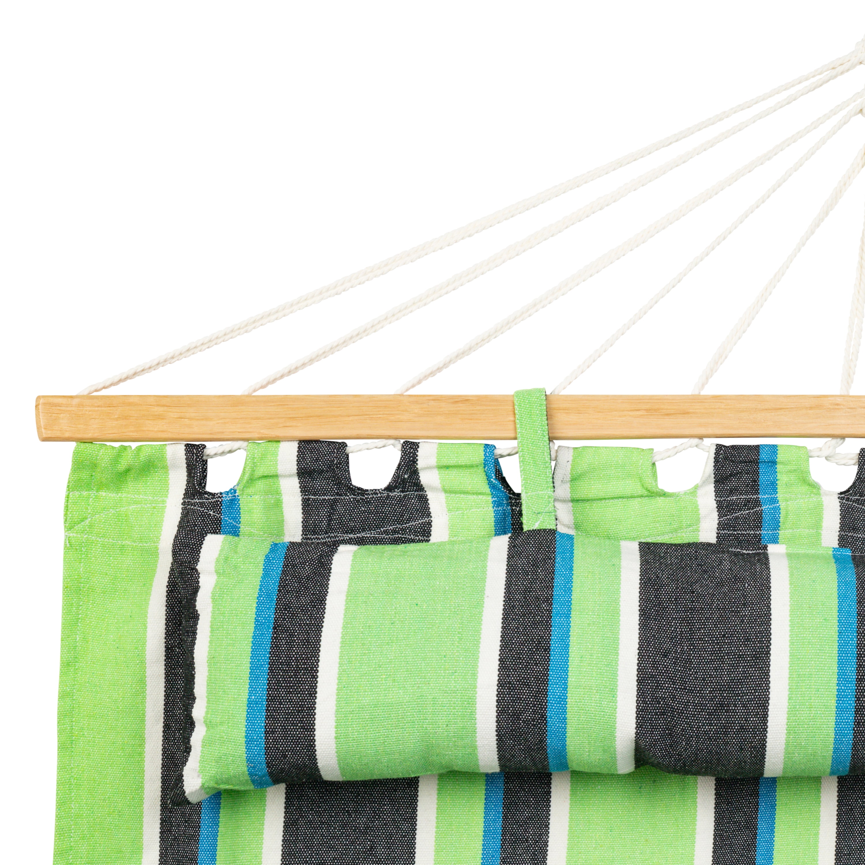 Bliss Hammocks Caribbean Hammock w/ Pillow - Green , Size 80" L x 48" W