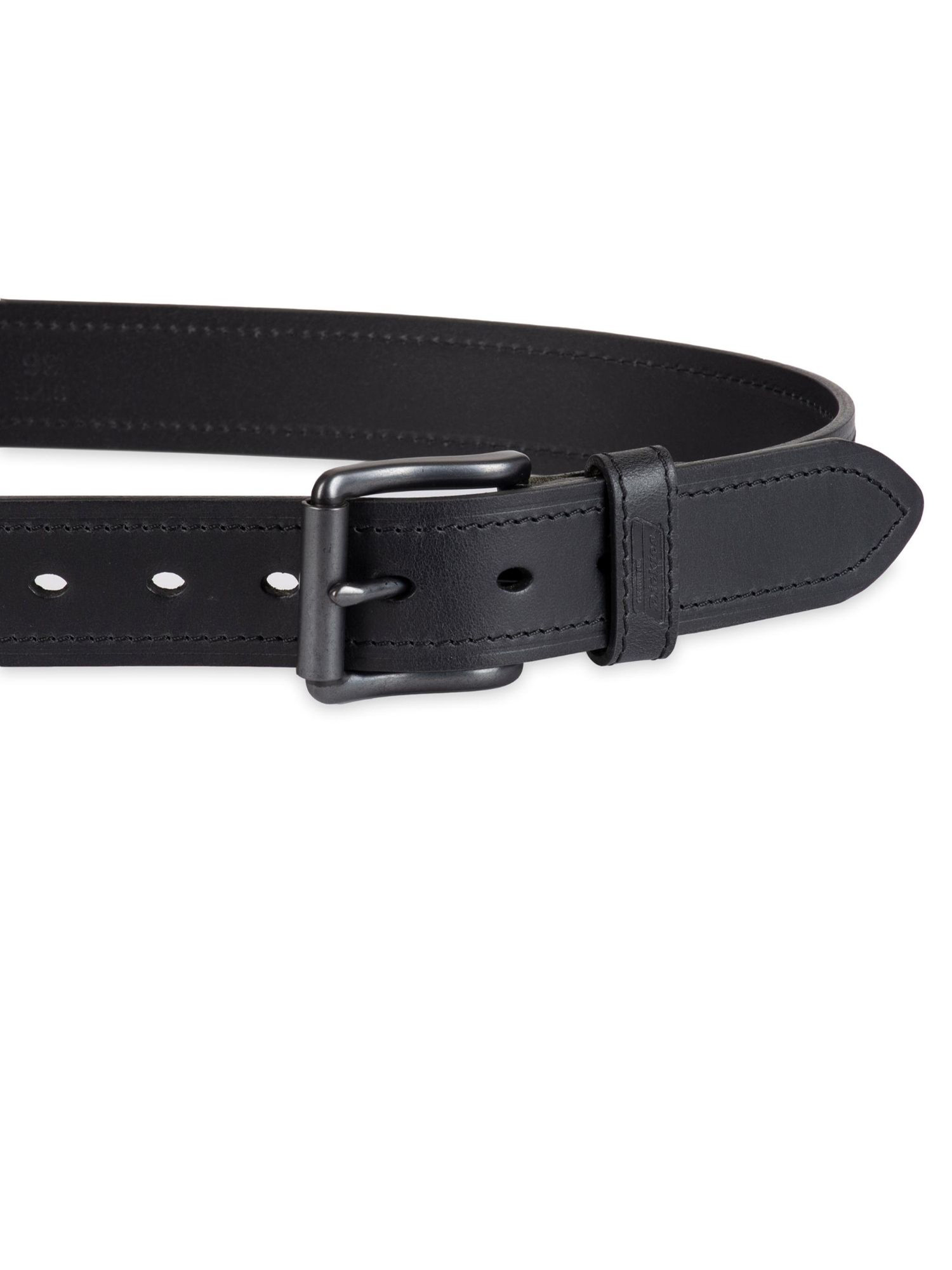 Genuine Dickies Men's Casual Black Leather Work Belt with Roller Buckle (Regular and Big & Tall Sizes) - image 2 of 6